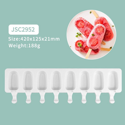 2 ks/sada kreslených detských foriem na zmrzlinu s viečkami, silikónová forma na nanuk, opakovane použiteľná forma na ľadový pop na výrobu letných obľúbených jedál