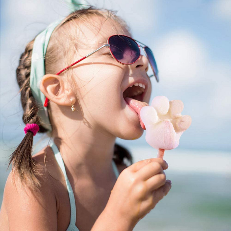 2 ks/sada kreslených detských foriem na zmrzlinu s viečkami, silikónová forma na nanuk, opakovane použiteľná forma na ľadový pop na výrobu letných obľúbených jedál