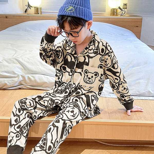 Gyermek pizsama fiúknak medvével