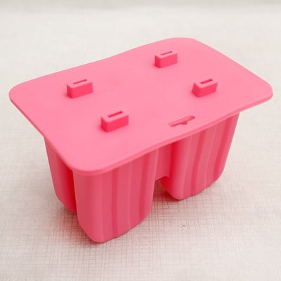 Domáca forma na zmrzlinu, formy na nanuky, tvary, silikónové formy na potravinárske účely, bez BPA s 50 tyčinkami, DIY forma na ľad Helado