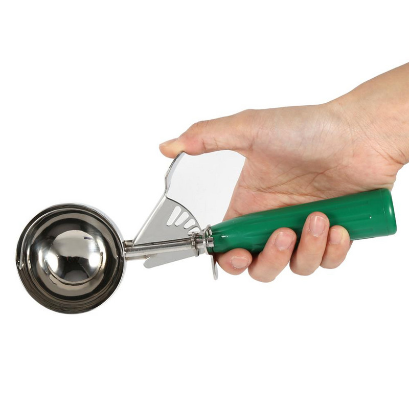 Naberačka na zmrzlinu v kuchyni, zemiaková kaša, nerezová oceľ, lyžica na ovocné guľôčky na ľad, naberačka na zmrzlinu v kuchyni, domáca zmrzlina v kuchyni