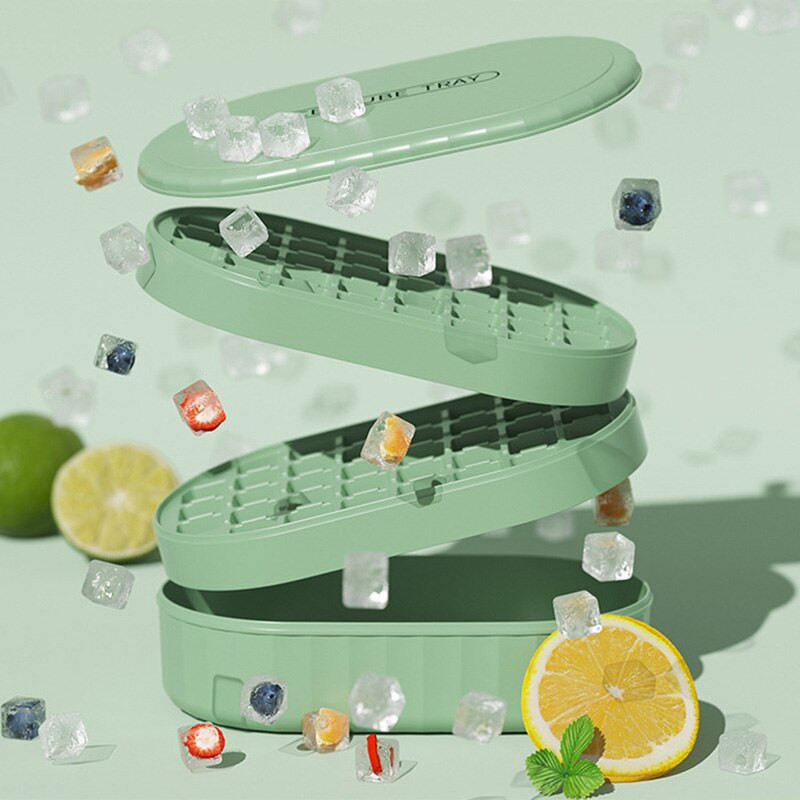 36/72 mriežok, formička na ľad s úložným boxom, domáci miska na ľad s vekom, ovocná šťava, koktail, víno, forma na ľad