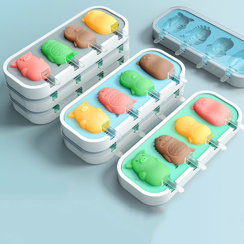 2 ks, forma na zmrzlinu, tácka na kocky ľadu, sud na nanuk, forma na dezertnú zmrzlinu s paličkou na nanuk.