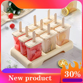 Naminis vasarinis ledų formavimas ledų formavimo formelės popsicle formelių padėklas Virtuvės dėžučių rinkinys „pasidaryk pats“ priedai