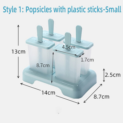 Naminis vasarinis ledų formavimas ledų formavimo formelės popsicle formelių padėklas Virtuvės dėžučių rinkinys „pasidaryk pats“ priedai
