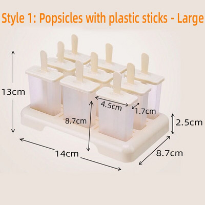 Naminis vasarinis ledų formavimas ledų formavimo formelės popsicle formelių padėklas Virtuvės dėžučių rinkinys „pasidaryk pats“ priedai