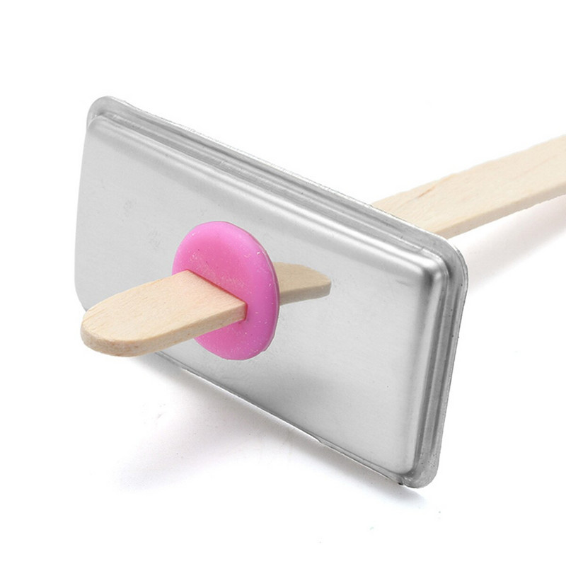 Roostevabast terasest paprikavormi rest Ice Lolly Vorm Lolly Popsicle Maker Isetehtud jäätisevorm koos paprikahoidjaga