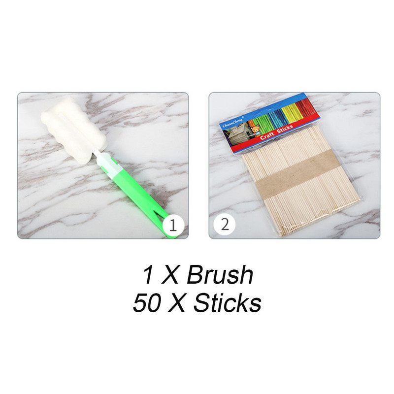 Roostevabast terasest paprikavormi rest Ice Lolly Vorm Lolly Popsicle Maker Isetehtud jäätisevorm koos paprikahoidjaga