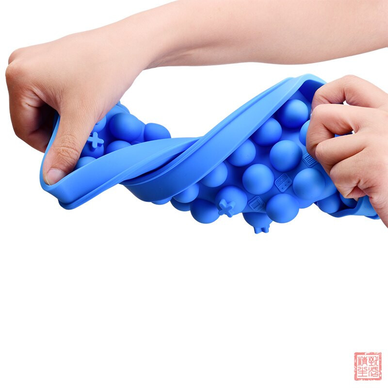 1 vnt., 40 skylučių, mini ledo kamuoliukų, silikoninių formelių juostos įrankiai, apvali forma, skirta „pasidaryk pats“ kokteilių viskio ledo kamuoliukų virtuvės priedams