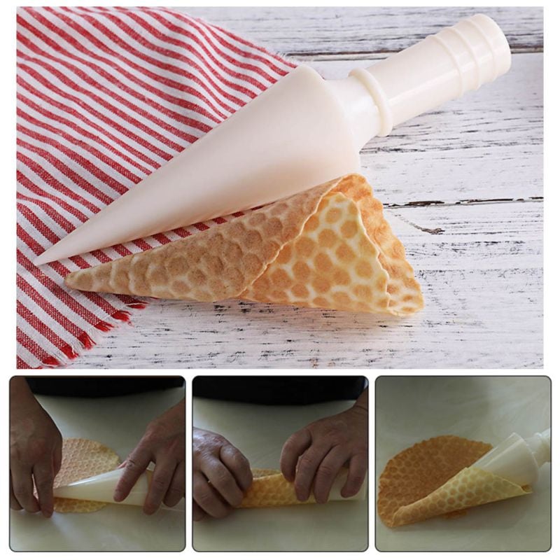 Kiaušinių omleto vyniotinis ledų formelės kūgio gaminimo konditerinis volelis vaflinio pyrago kepimo indams kepimo įrankis