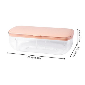 Форма за кутия за кубчета лед с контейнер Купа и лопата Уред за създаване на креативни форми Удобна преса Кухненски консумативи Лесно изваждане на формата