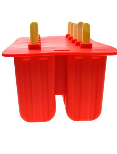 10 Ląstelių Desertinių Ledų Forma 10 Ląstelių Popsicle Formelės Ledų padėklas Puckle Formos Ledai 10 Su Silikono formele Aukšta kokybė