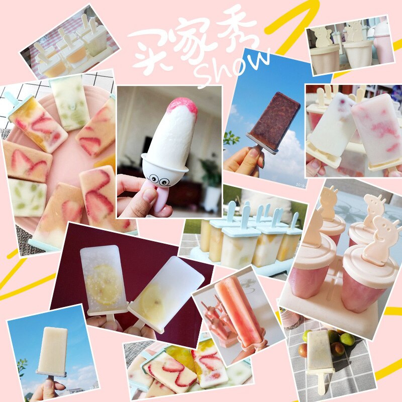 Forma na zmrzlinu Domáca nanuková zmrzlina Nanuk svojpomocne Zmrzlina v tvare ľadu Mliečna mriežka na ľad Domáca strúhadlo na nanuky