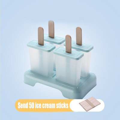 Forma na zmrzlinu, 9 foriem na ľad, sada foriem na nanuky, čokoládový tácok, domáci mrazák na dezerty, ovocná šťava, formička na nanuky, tyčinky na výrobu zmrzliny