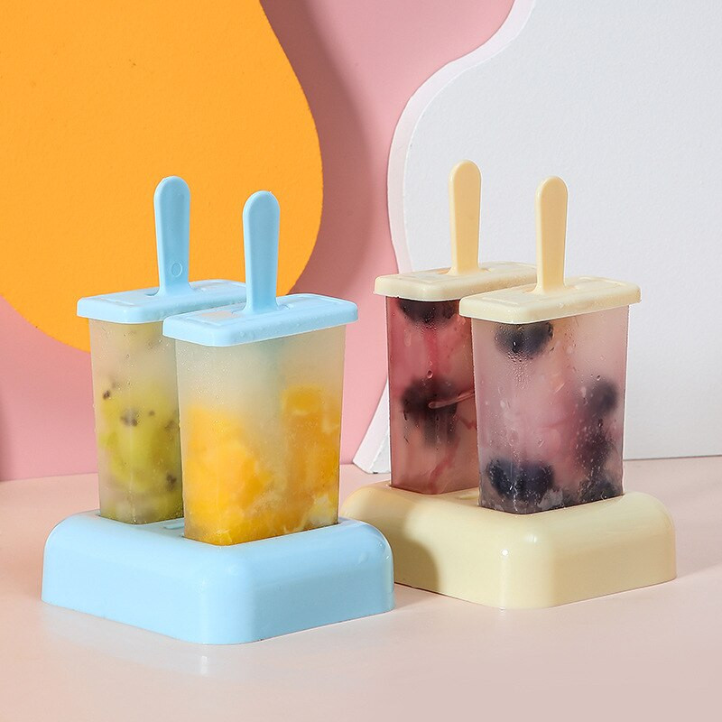 Forma na zmrzlinu, 9 foriem na ľad, sada foriem na nanuky, čokoládový tácok, domáci mrazák na dezerty, ovocná šťava, formička na nanuky, tyčinky na výrobu zmrzliny