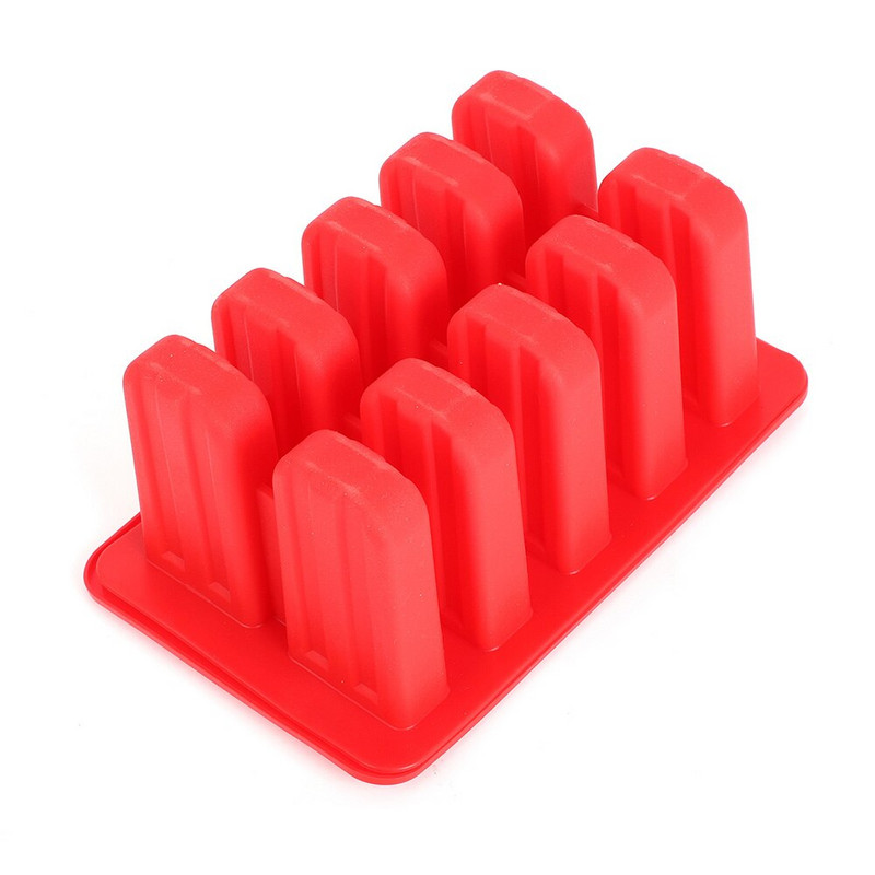 Silikónové formy na nanuky, potravinárske formy na zmrzlinu, 4/10 dutín, DIY Maker Cube, opakovane použiteľné formy na nanuky, mraznička, silikónové formy