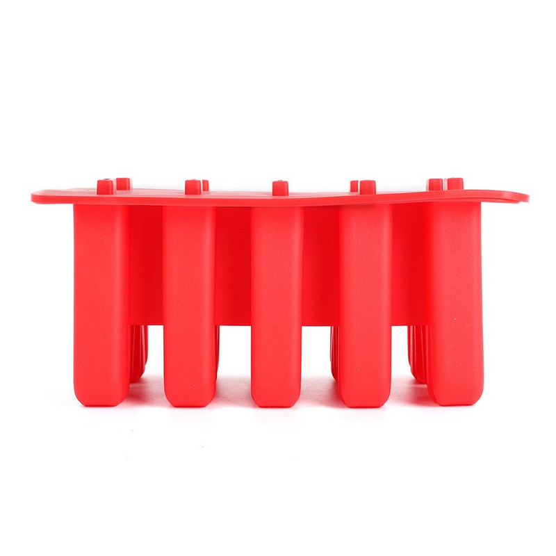 Silikónové formy na nanuky, potravinárske formy na zmrzlinu, 4/10 dutín, DIY Maker Cube, opakovane použiteľné formy na nanuky, mraznička, silikónové formy