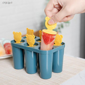 Silikónová forma na zmrzlinu potravinárskej kvality obkind na výrobu nanukov, nástroj na mletie zmrzliny, mrazený ľadový artefakt