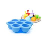 Mini 7 skylučių pelėsių formavimo grietinėlė Ice Pepsicl Mild Baby Ice Criam Kitchan Godgets Maisto papildų dėžutė Ledukas su Led Ice Miker Ice Trey