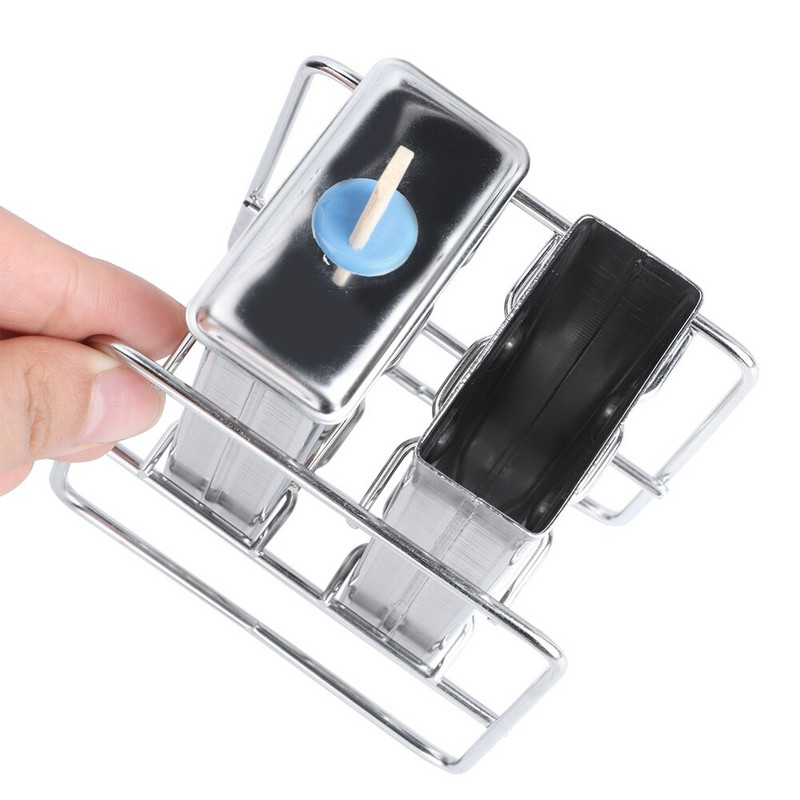 Okrúhla/plochá forma na zmrzlinu, detská DIY zmrzlina, nerezová forma na jogurt, domáce kuchynské potreby, opakovane použiteľná a odolná forma na zmrzlinu