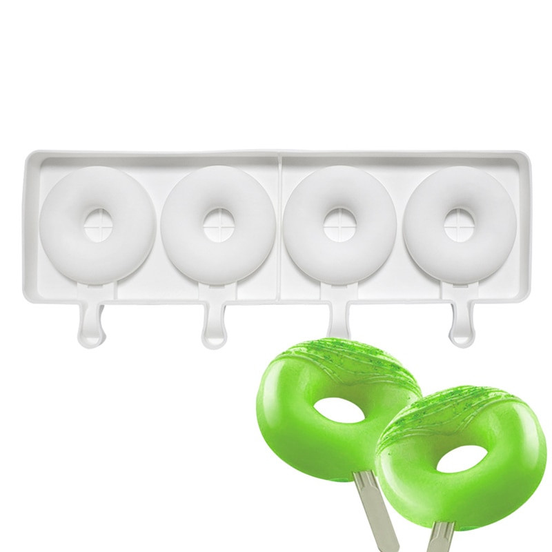 6 typov letných foriem na zmrzlinu, silikónových foriem na šišky, foriem na nanuky, DIY mrazničky, nástrojov na výrobu želé, misky na ľadové kocky s 50 drevenými tyčinkami.