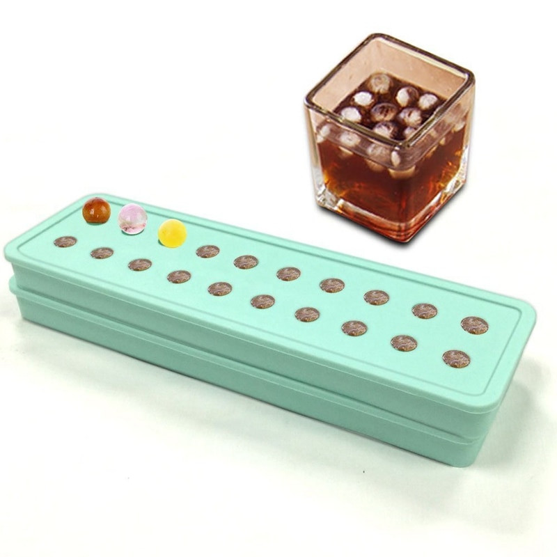 1 ks 20-dierkové silikónové formy na ľadové guľôčky na zmrzlinu, silikónové tácky na ľadové kocky, silikónové tácky, forma na výrobu guľôčok TW-011