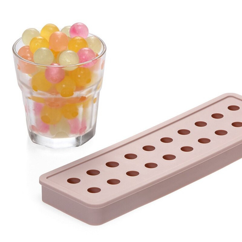 1 ks 20-dierkové silikónové formy na ľadové guľôčky na zmrzlinu, silikónové tácky na ľadové kocky, silikónové tácky, forma na výrobu guľôčok TW-011