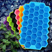 Kreatívny silikónový výrobník ľadu s voštinovým vzorom, formička na nanuky, tácky na whisky, koktail, odnímateľná silikónová forma na ľad, kuchynské pomôcky