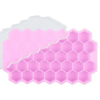 Kreatívny silikónový výrobník ľadu s voštinovým vzorom, formička na nanuky, tácky na whisky, koktail, odnímateľná silikónová forma na ľad, kuchynské pomôcky