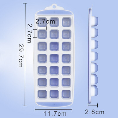 21 mriežok, silikónová forma v tvare srdca, miska na ľad, silikónová forma na čokoládu, domáca ľadová plastová krabička na ľad, sušienky, pečenie, dekorácia torty