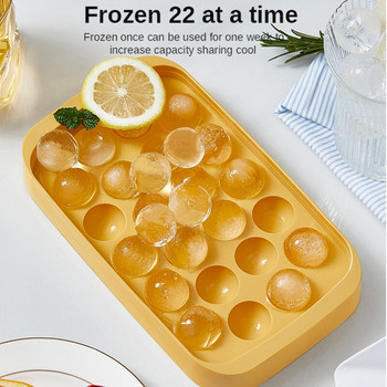 Направи си сам кутия за съхранение на кубчета лед с капак Тави за кубчета силиконово дъно за летни прохладни напитки кухненски бар парти инструмент аксесоари