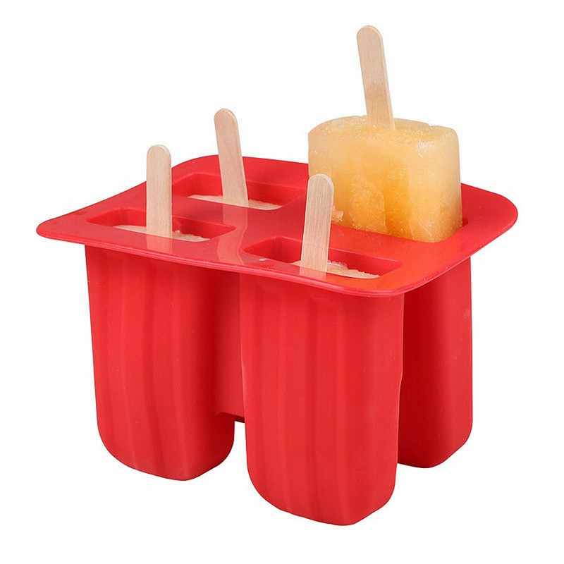 Domáca silikónová forma na zmrzlinu, opakovane použiteľná forma na výrobu nanukov, forma na sorbet