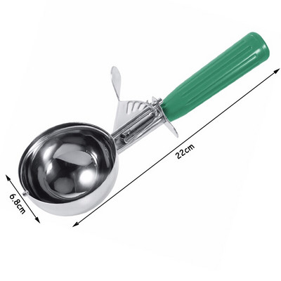 Naberačka na zmrzlinu z nehrdzavejúcej ocele 304, výrobník ľadových guľôčok, cesto na ľadové sušienky, mäsové guľôčky, ryžové misky, lyžica na zmrzlinu, kuchynské náradie