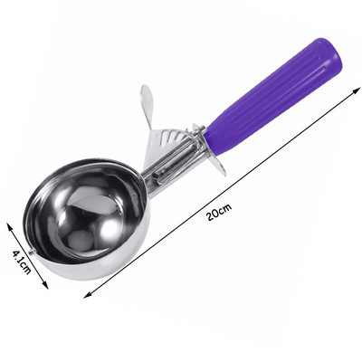 Naberačka na zmrzlinu z nehrdzavejúcej ocele 304, výrobník ľadových guľôčok, cesto na ľadové sušienky, mäsové guľôčky, ryžové misky, lyžica na zmrzlinu, kuchynské náradie