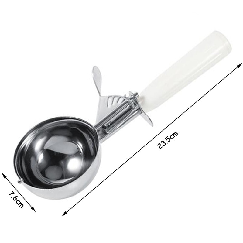 Naberačka na zmrzlinu z nehrdzavejúcej ocele 304, výrobník ľadových guľôčok, cesto na ľadové sušienky, mäsové guľôčky, ryžové misky, lyžica na zmrzlinu, kuchynské náradie