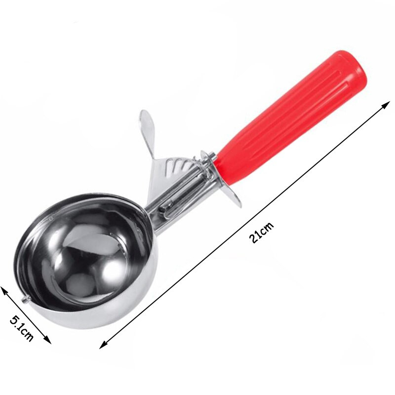 Naberačka na zmrzlinu z nehrdzavejúcej ocele 304, výrobník ľadových guľôčok, cesto na ľadové sušienky, mäsové guľôčky, ryžové misky, lyžica na zmrzlinu, kuchynské náradie
