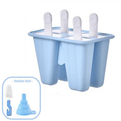 Kreatívna silikónová sada foriem na zmrzlinu, opakovane použiteľná DIY forma na nanuk 4/6/10/12 mriežok, krabica na zmrzlinu, kuchynské príslušenstvo