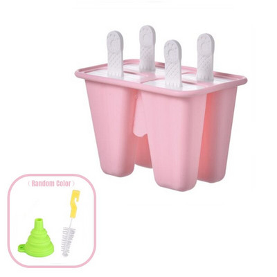 Kreatívna silikónová sada foriem na zmrzlinu, opakovane použiteľná DIY forma na nanuk 4/6/10/12 mriežok, krabica na zmrzlinu, kuchynské príslušenstvo