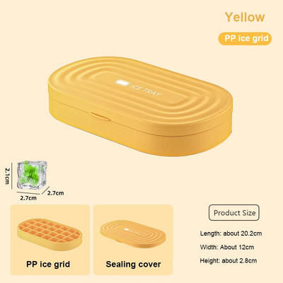 Nový okrúhly výrobník ľadu pre domácnosť s úložným boxom, silikónová miska na ľad, lopatka na ľad, potravinárska mriežka na výrobu ľadu, forma na výrobu kuchynského gadgetu