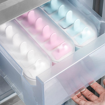 Форма за сладолед с 6 дупки Творческа автоматична форма за изваждане на сладолед Направи си сам машина за кубчета лед Десертни инструменти Кухненски джаджи Аксесоари