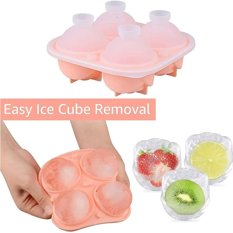 2/3 ks silikónové formy na ľad s viečkom, tvar kvetu ruže, opakovane použiteľná miska na ľad, kuchynské príslušenstvo, výrobník ľadu, forma na zmrzlinu
