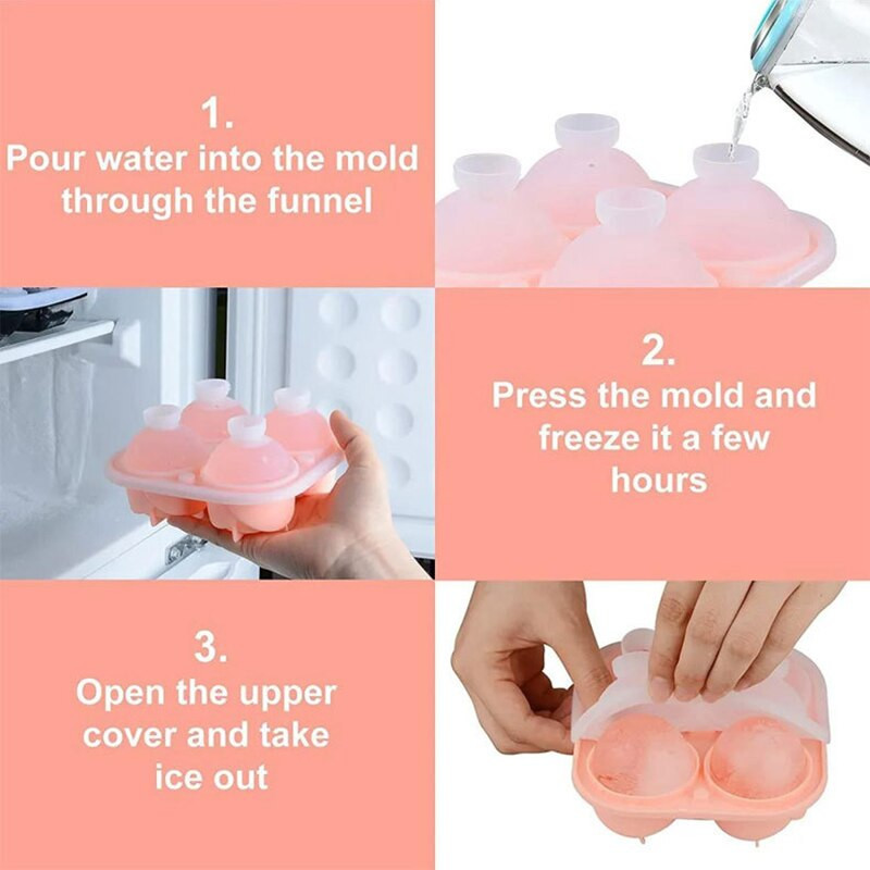 2/3 ks silikónové formy na ľad s viečkom, tvar kvetu ruže, opakovane použiteľná miska na ľad, kuchynské príslušenstvo, výrobník ľadu, forma na zmrzlinu