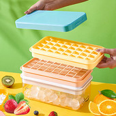 Forma na ľadové kocky s rýchlym odnímaním, formy na ľadové kocky s úložným boxom, krabica na formy na ľad pre koktailový whisky bar, kuchynské náradie a príslušenstvo