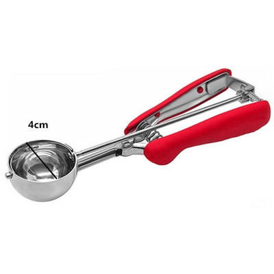 Nástroj na naberačku zmrzliny z nehrdzavejúcej ocele, naberačka na sušienky, lyžica na zmrzlinu, kuchynské pomôcky, tyčinky na zemiakovú kašu a lyžica na melón.