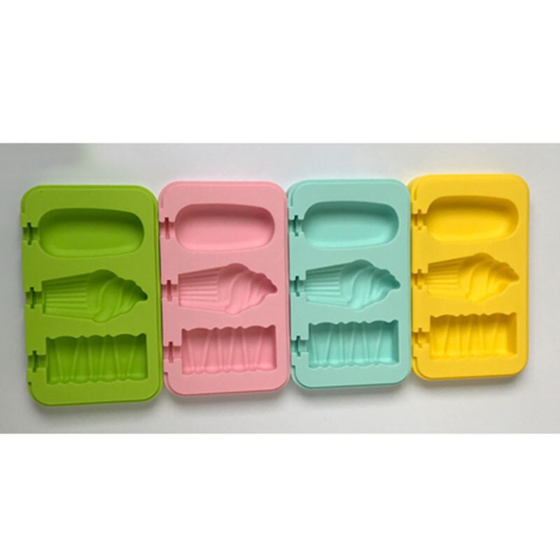 Domáca silikónová forma na zmrzlinu, forma na pečenie, forma na lízanky s viečkom a tyčinkami na zmrzlinu
