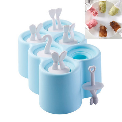 Letná silikónová forma na ľad v tvare ryby v tvare škaredých rýb, domáca kreatívna forma na ľad, forma na nanuk 1 ks