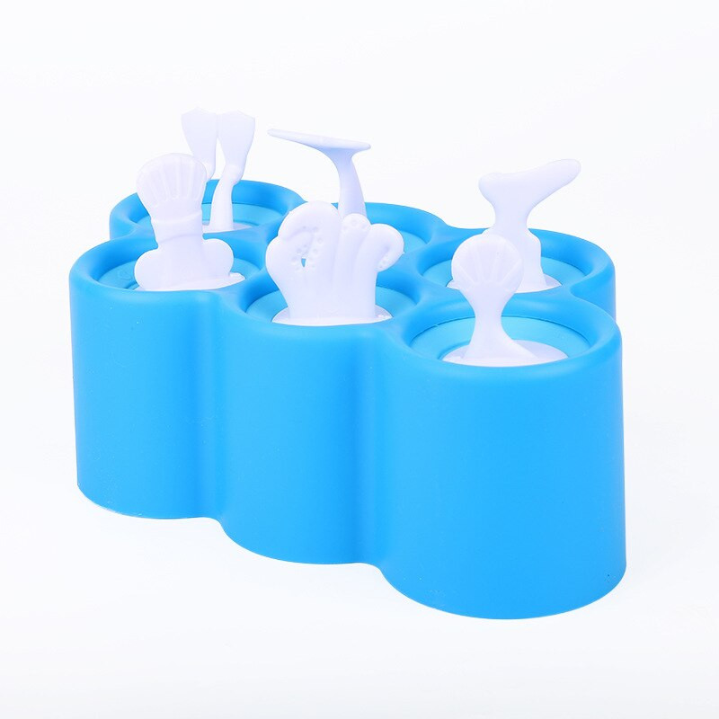 Letná silikónová forma na ľad v tvare ryby v tvare škaredých rýb, domáca kreatívna forma na ľad, forma na nanuk 1 ks