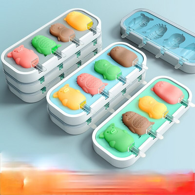 Silikónová forma na zmrzlinu Zmrzlina DIY Domáce ovocie Deti Domáce formy na nanuky Artefakt Silikónová forma Formy na ľadové kocky