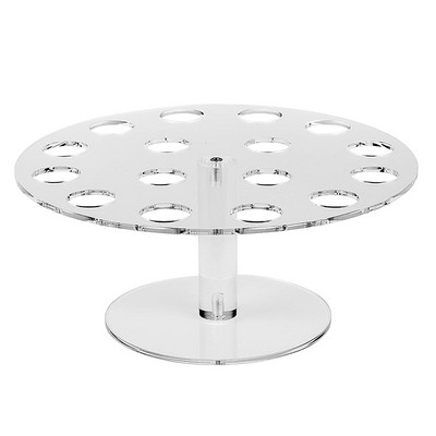 16 držiakov na akrylový zmrzlinový kornútok/stojan na sushi roládu, priehľadný, maloobchodný