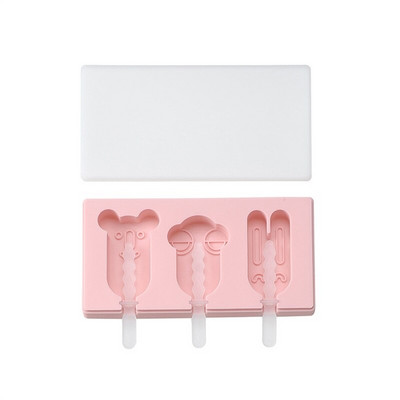 Silikónová forma na zmrzlinu s kreslenými postavičkami, forma na čokoládový nanuk, forma na labku, prasiatko, DIY želé, ovocný dezert, ozdoba misky na ľad, kuchynské náradie